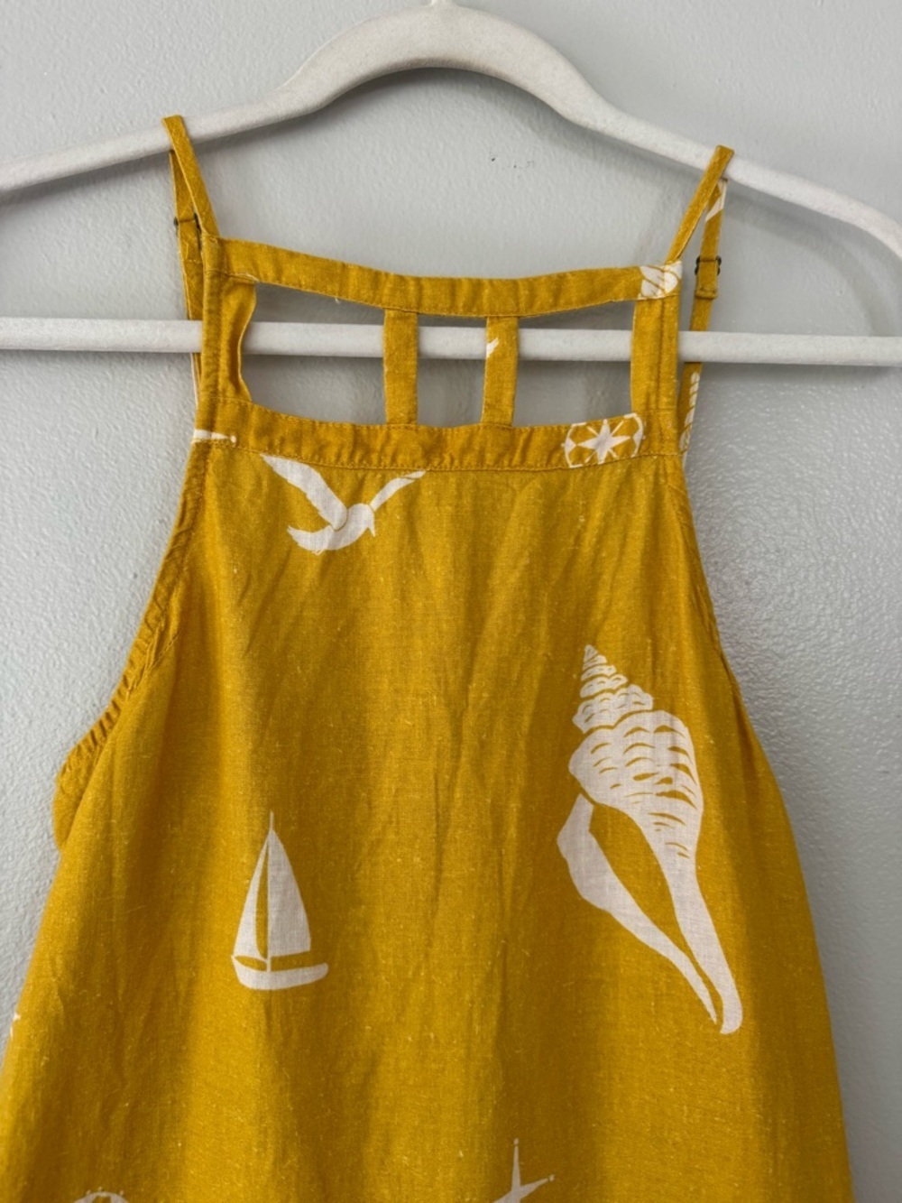Celandine x Anthropologie Square Neck Mini Dress in Maize - Picture 5 of 9